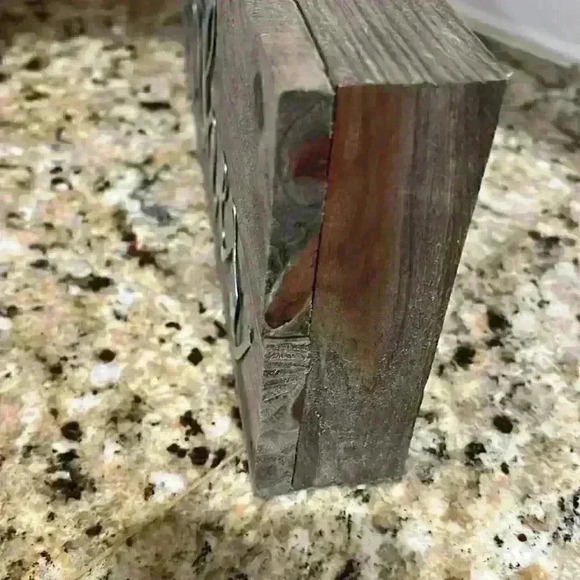 Gather fall wooden plaque - Picture 3 of 3